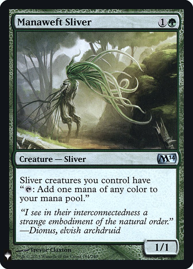 Manaweft Sliver [Mystery Booster] | Gaming Infinity