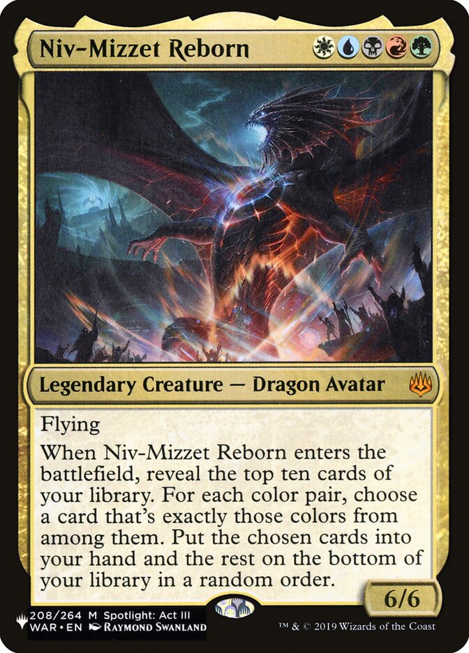 Niv-Mizzet Reborn [The List] | Gaming Infinity