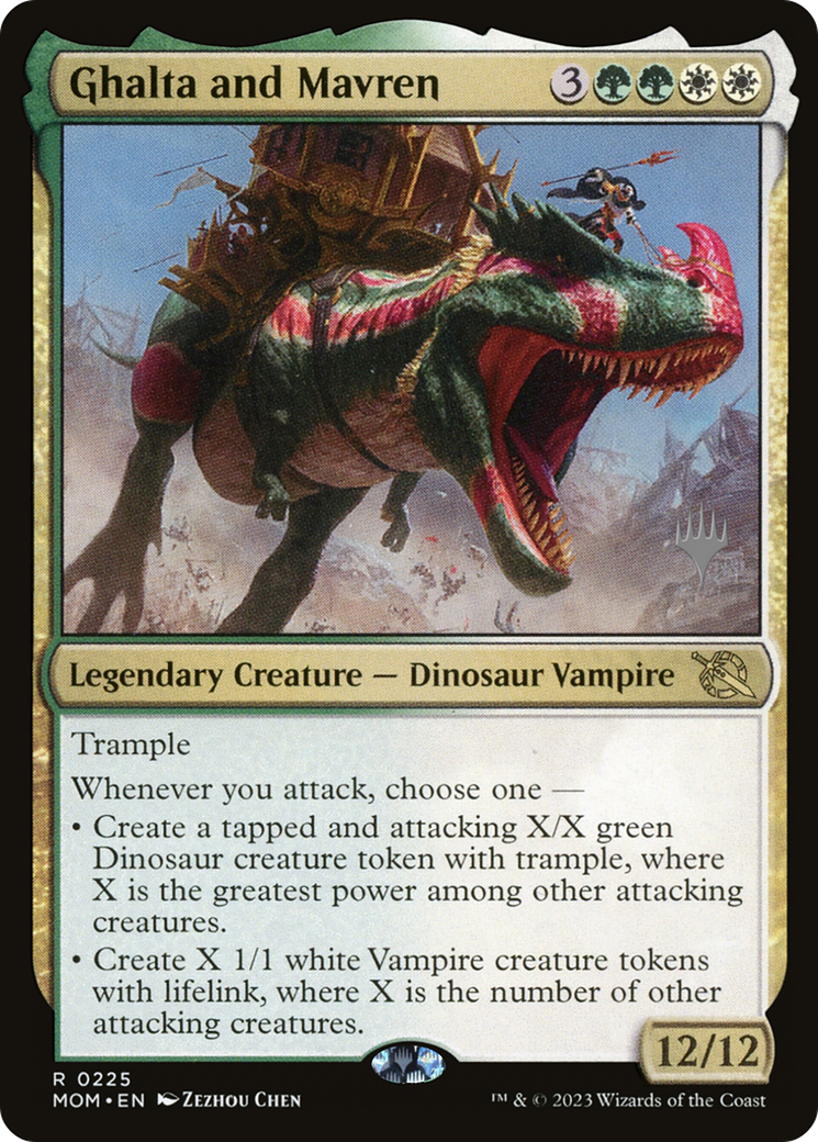 Ghalta and Mavren (Promo Pack) [March of the Machine Promos] | Gaming Infinity