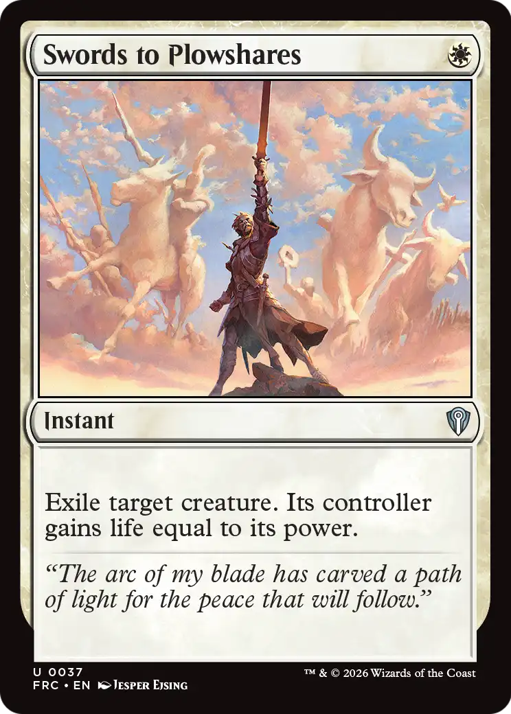 Swords to Plowshares [Reality Fracture Commander] | Gaming Infinity