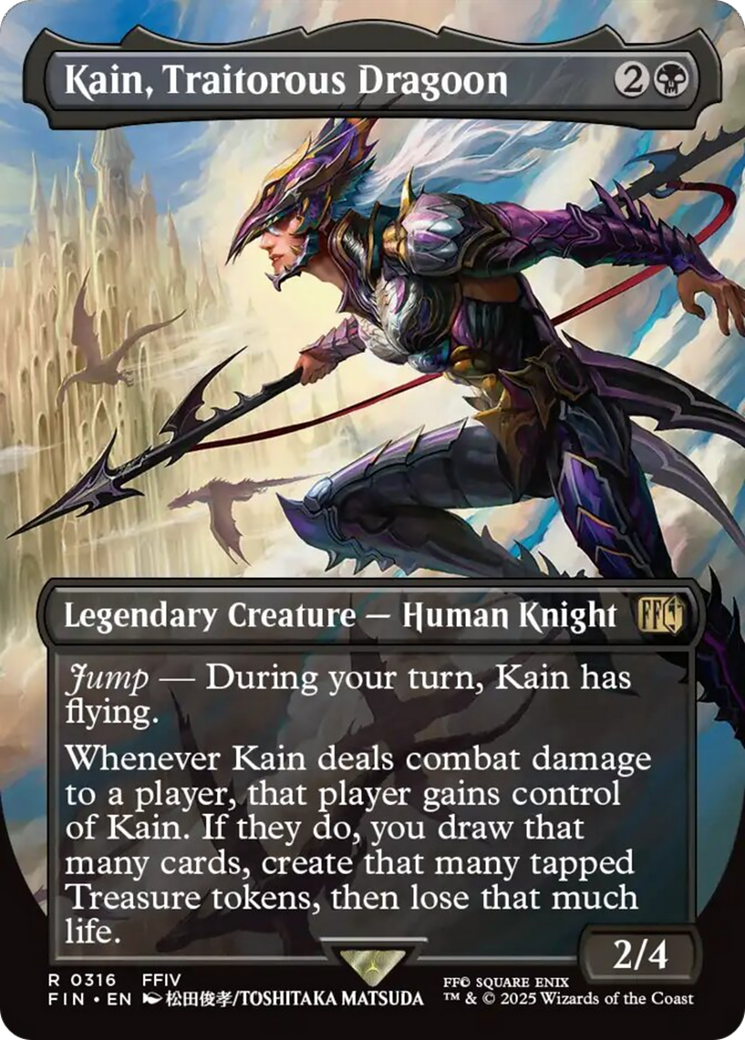 Kain, Traitorous Dragoon (Borderless) [FINAL FANTASY] | Gaming Infinity