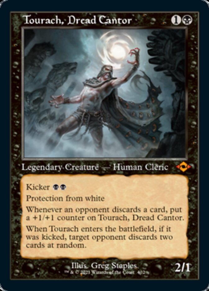 Tourach, Dread Cantor (Retro Foil Etched) [Modern Horizons 2] | Gaming Infinity