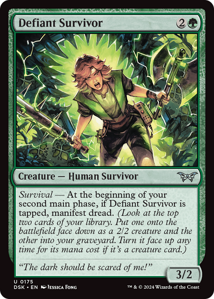 Defiant Survivor [Duskmourn: House of Horror] | Gaming Infinity