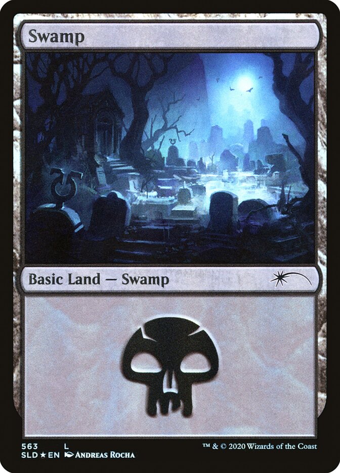 Swamp (Spooky) (563) [Secret Lair Drop Promos] | Gaming Infinity