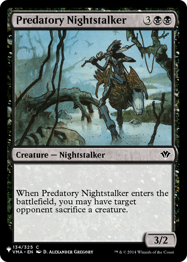 Predatory Nightstalker [The List] | Gaming Infinity