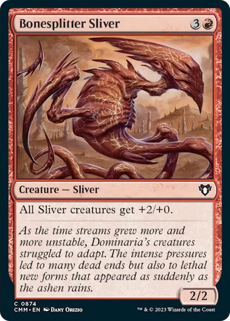 Bonesplitter Sliver [Commander Masters] | Gaming Infinity