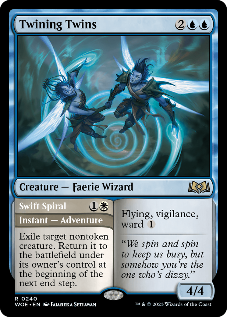 Twining Twins // Swift Spiral [Wilds of Eldraine] | Gaming Infinity