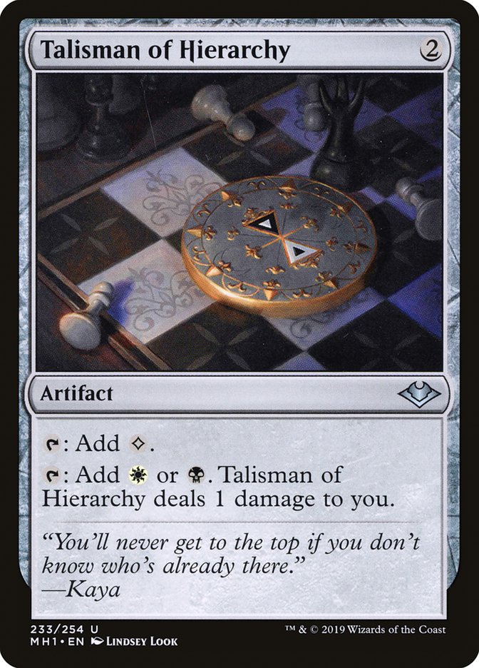 Talisman of Hierarchy [Modern Horizons] | Gaming Infinity