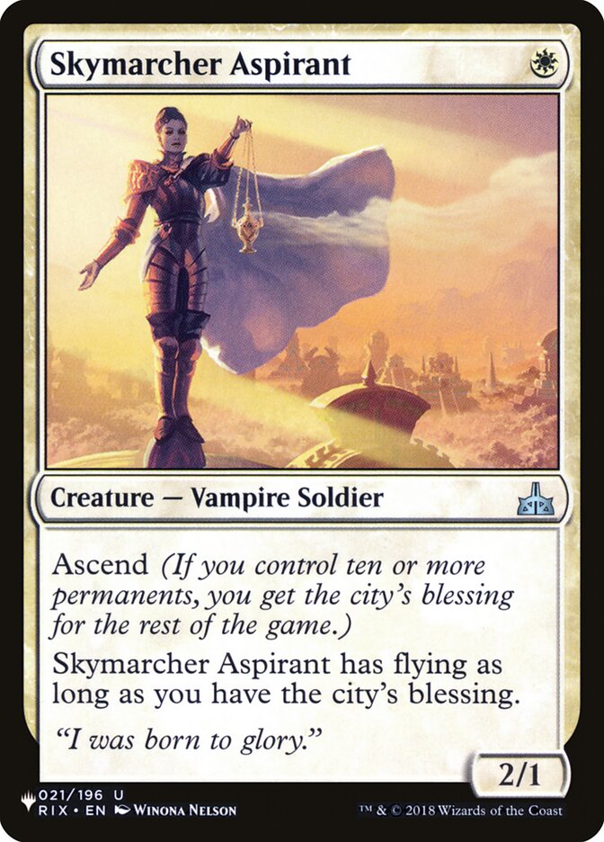 Skymarcher Aspirant [The List] | Gaming Infinity