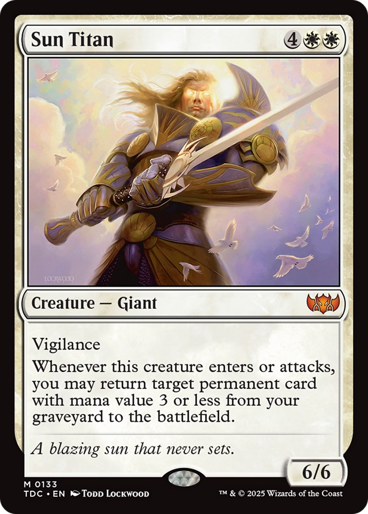 Sun Titan [Tarkir: Dragonstorm Commander] | Gaming Infinity