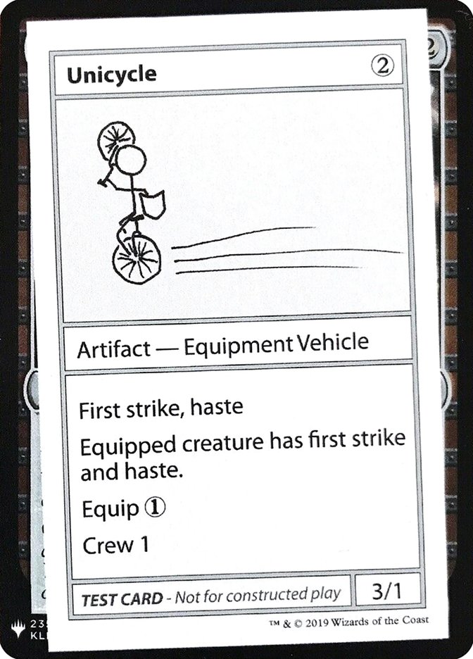 Unicycle [Mystery Booster Playtest Cards] | Gaming Infinity