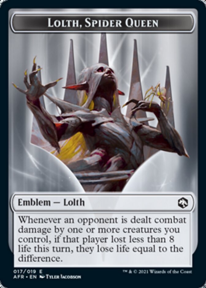 Lolth, Spider Queen Emblem [Dungeons & Dragons: Adventures in the Forgotten Realms Tokens] | Gaming Infinity