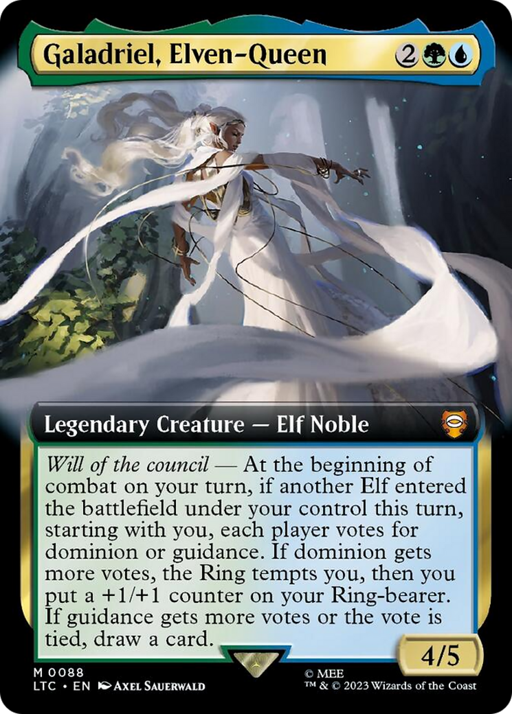 Galadriel, Elven-Queen (Extended Art) [The Lord of the Rings: Tales of Middle-Earth Commander] | Gaming Infinity