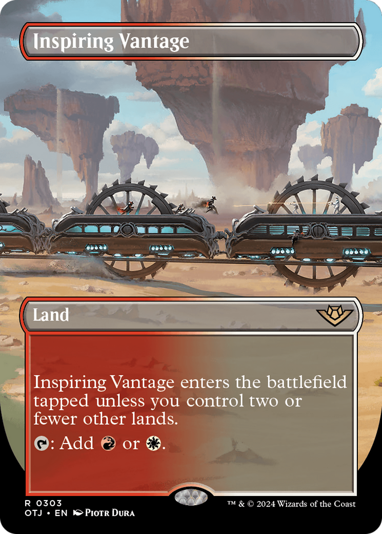 Inspiring Vantage (Borderless) [Outlaws of Thunder Junction] | Gaming Infinity