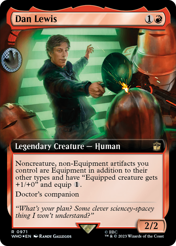 Dan Lewis (Extended Art) (Surge Foil) [Doctor Who] | Gaming Infinity