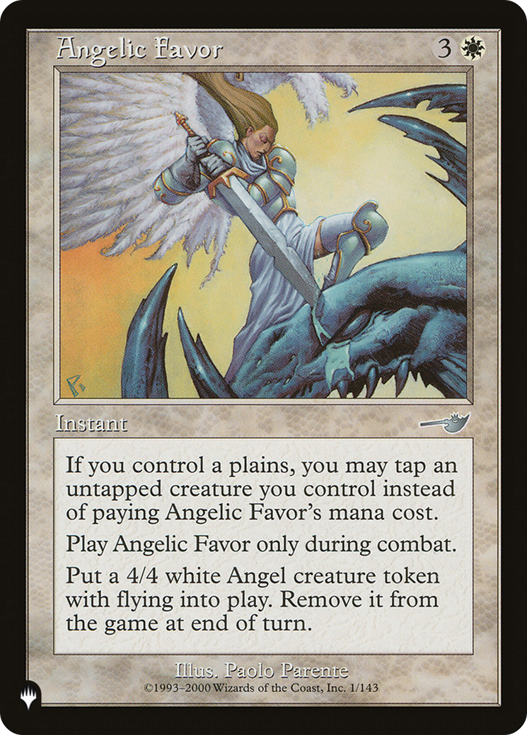 Angelic Favor [The List] | Gaming Infinity