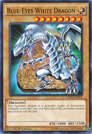 Blue-Eyes White Dragon (Version 4) [LDK2-ENK01] Common | Gaming Infinity