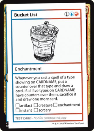 Bucket List (2021 Edition) [Mystery Booster Playtest Cards] | Gaming Infinity