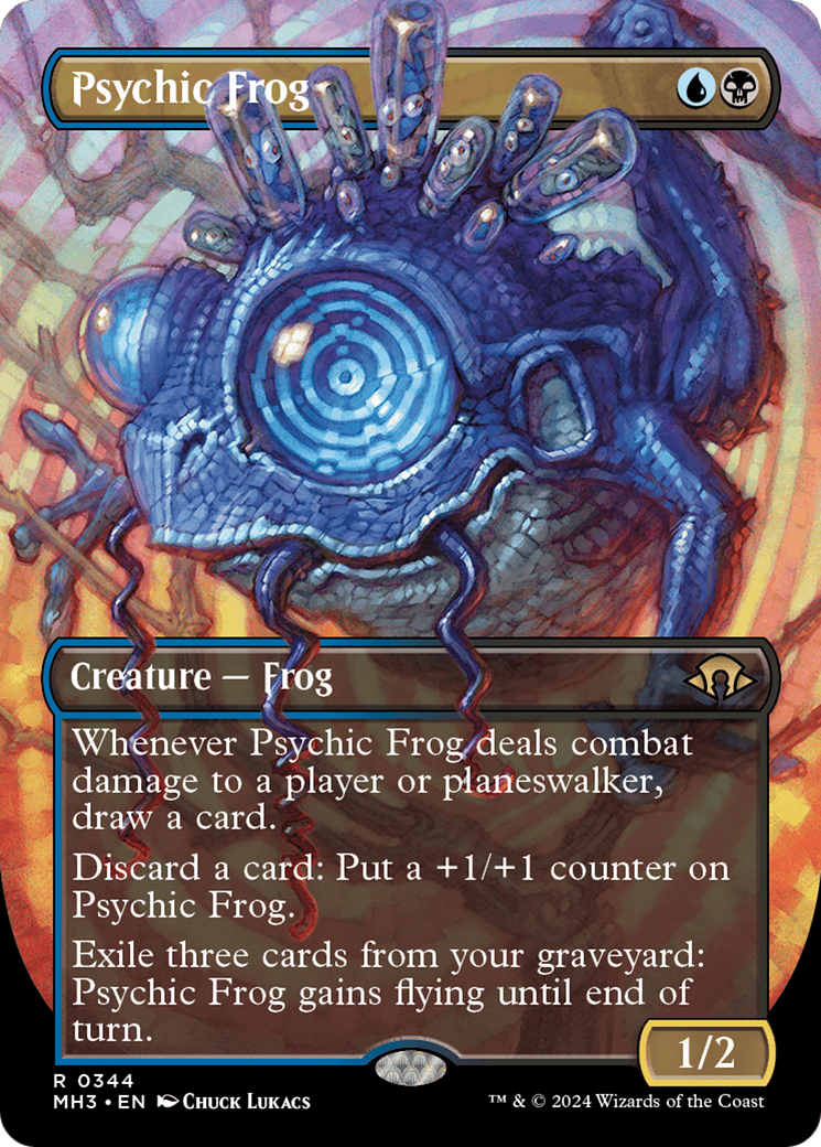 Psychic Frog (Borderless) [Modern Horizons 3] | Gaming Infinity