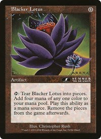 Blacker Lotus (Oversized) [Oversize Cards] | Gaming Infinity