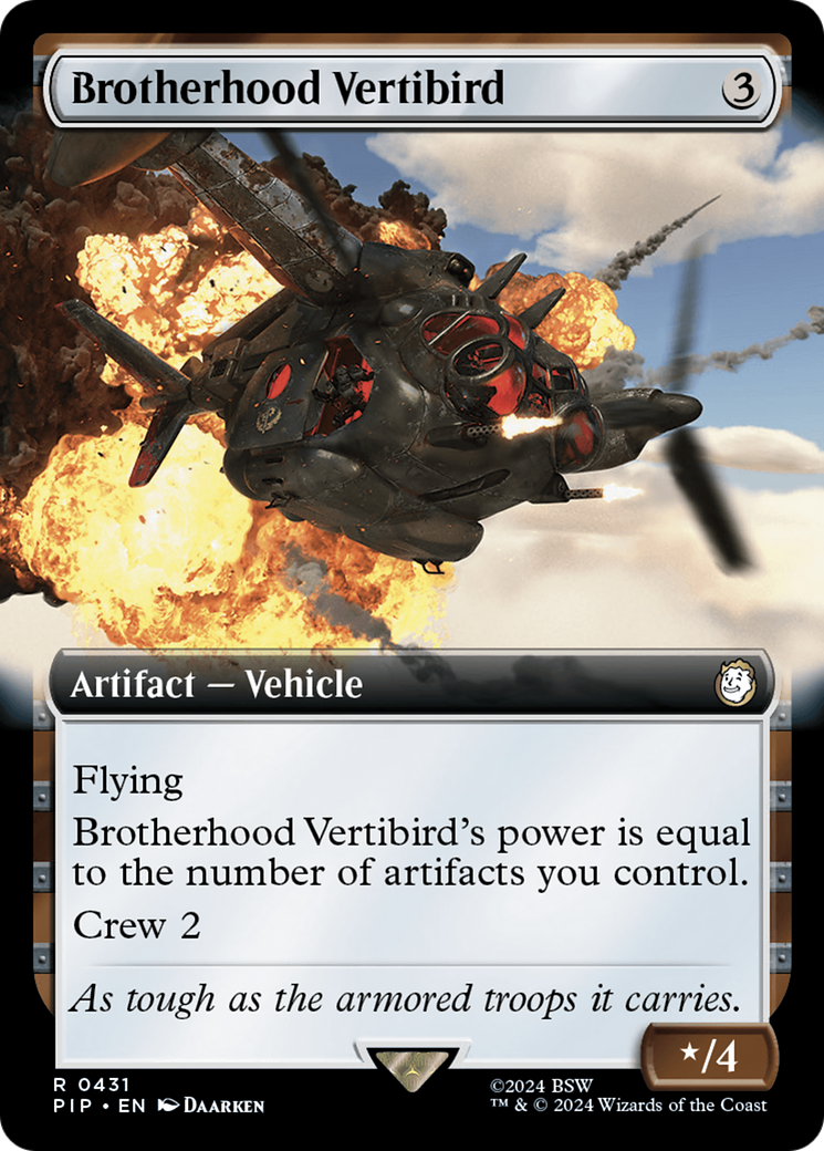 Brotherhood Vertibird (Extended Art) [Fallout] | Gaming Infinity