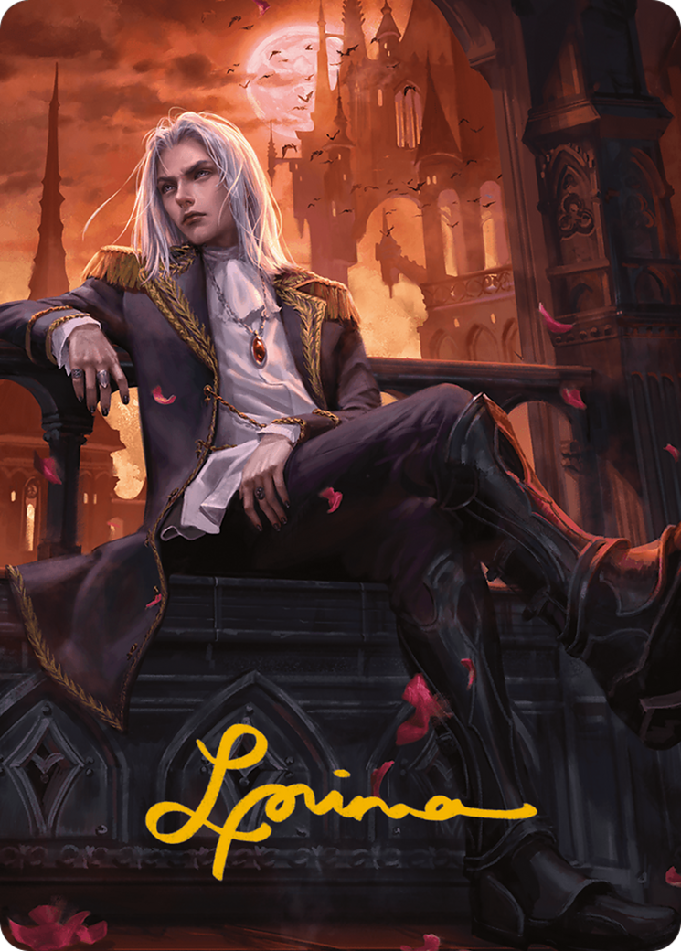 Sorin of House Markov Art Card (Gold-Stamped Signature) [Modern Horizons 3 Art Series] | Gaming Infinity