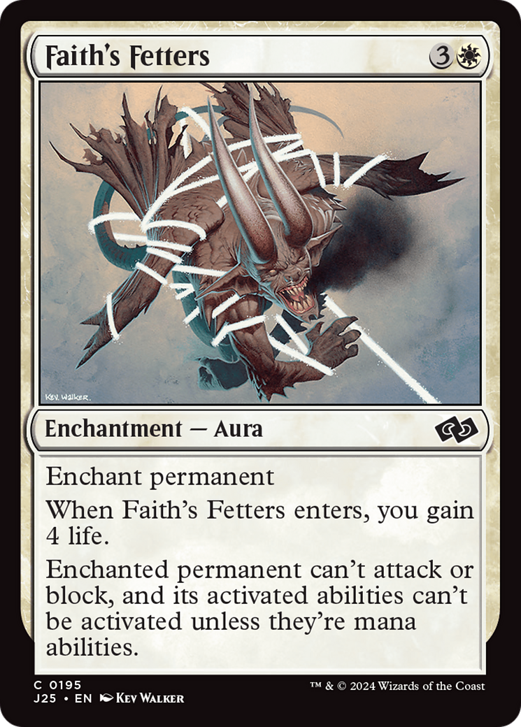 Faith's Fetters [Foundations Jumpstart] | Gaming Infinity