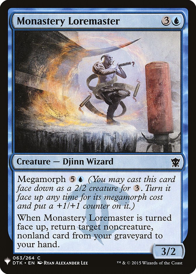 Monastery Loremaster [Mystery Booster] | Gaming Infinity