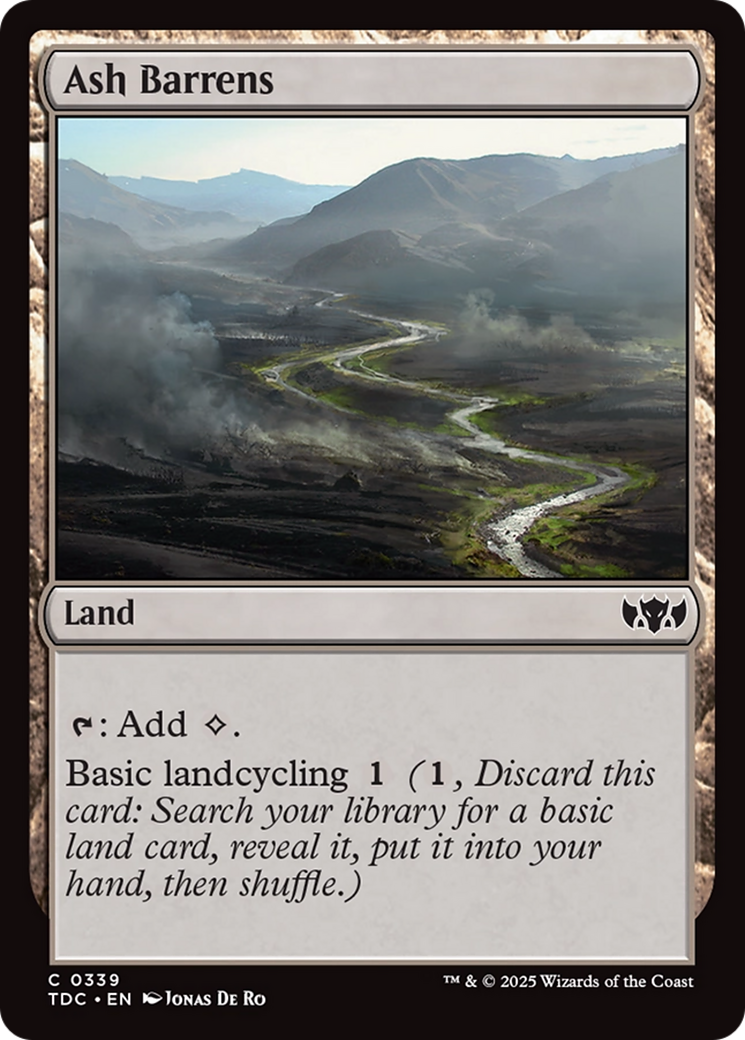 Ash Barrens [Tarkir: Dragonstorm Commander] | Gaming Infinity