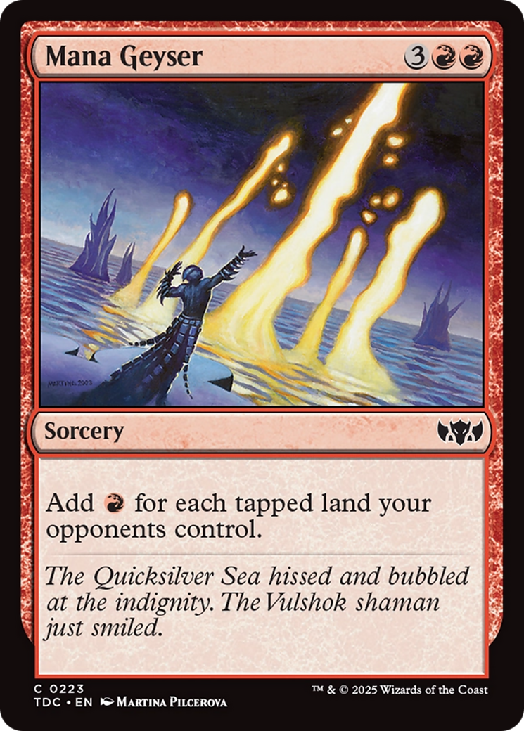 Mana Geyser [Tarkir: Dragonstorm Commander] | Gaming Infinity