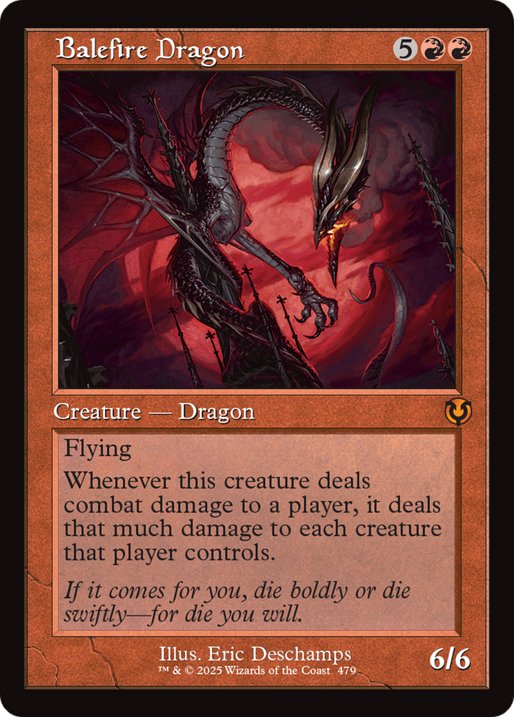 Balefire Dragon (Retro Frame) [Innistrad Remastered] | Gaming Infinity