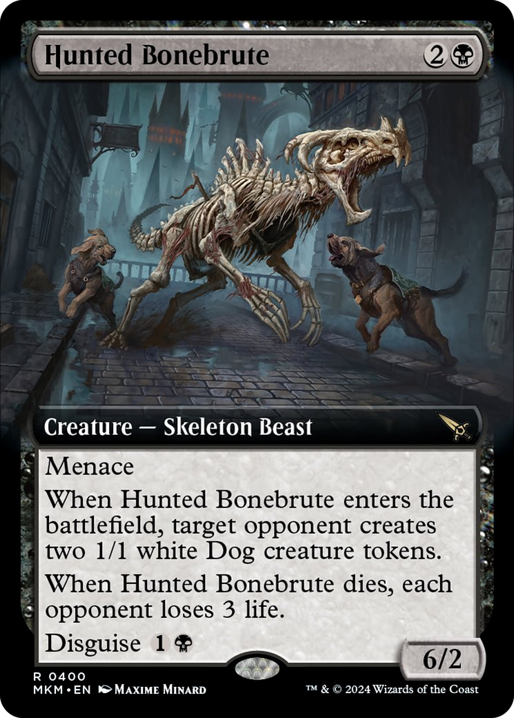 Hunted Bonebrute (Extended Art) [Murders at Karlov Manor] | Gaming Infinity