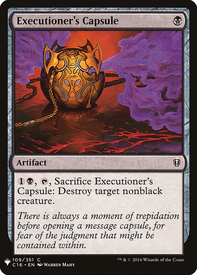 Executioner's Capsule [Mystery Booster] | Gaming Infinity