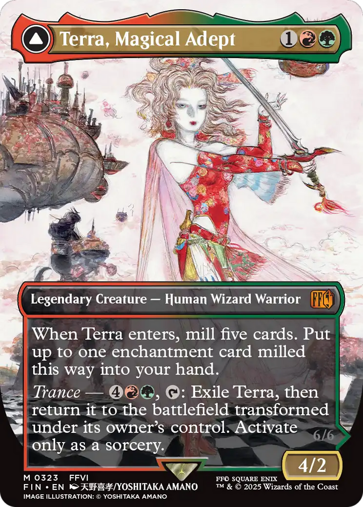 Terra, Magical Adept // Esper Terra (Borderless) [FINAL FANTASY] | Gaming Infinity
