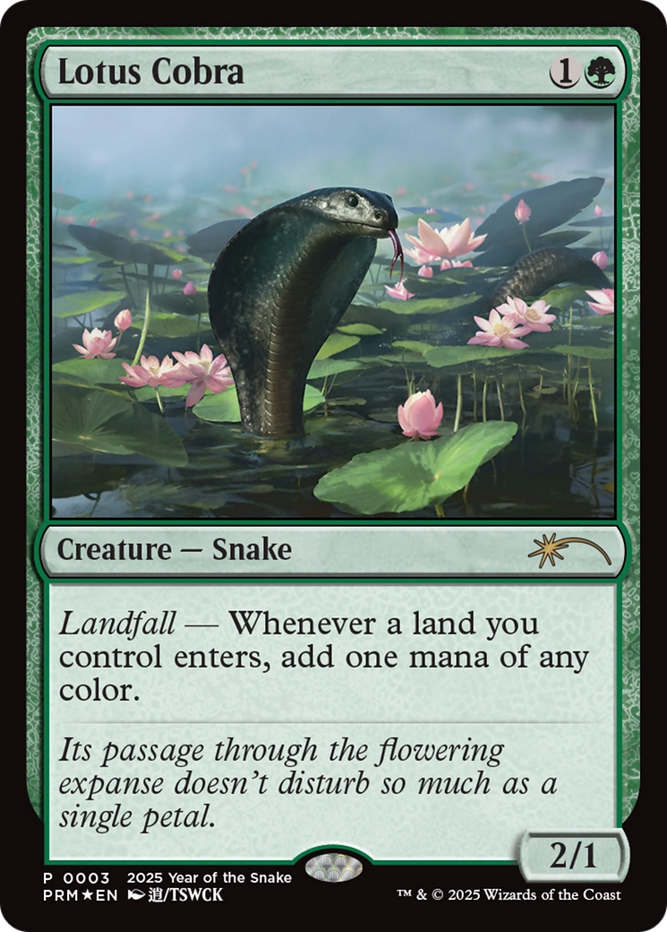 Lotus Cobra (Year of the Snake 2025) [Standard Showdown Promos] | Gaming Infinity