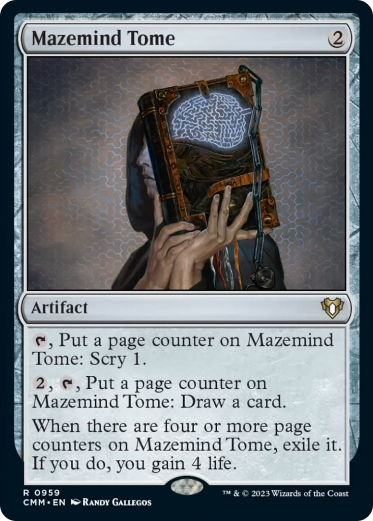 Mazemind Tome [Commander Masters] | Gaming Infinity