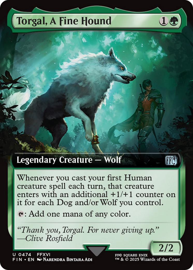 Torgal, A Fine Hound (Extended Art) [FINAL FANTASY] | Gaming Infinity