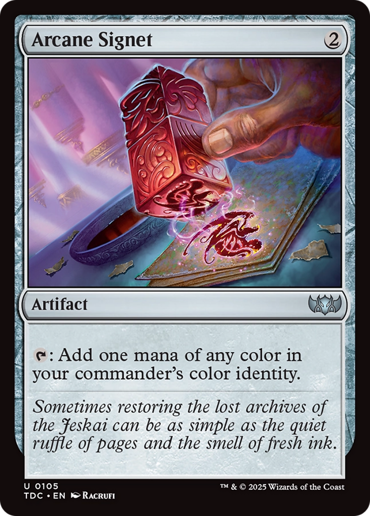 Arcane Signet [Tarkir: Dragonstorm Commander] | Gaming Infinity