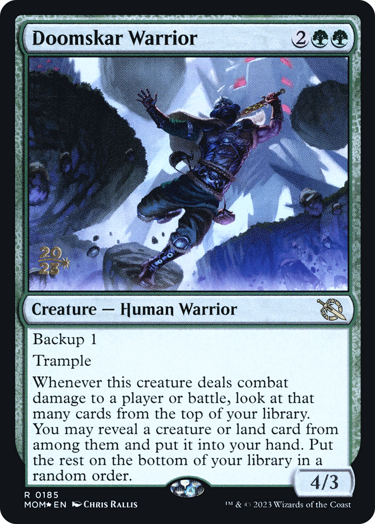 Doomskar Warrior [March of the Machine Prerelease Promos] | Gaming Infinity