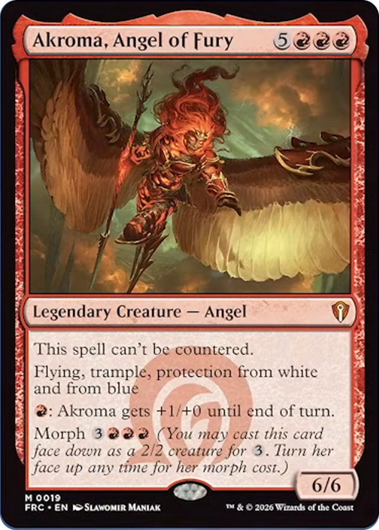 Akroma, Angel of Fury [Reality Fracture Commander] | Gaming Infinity