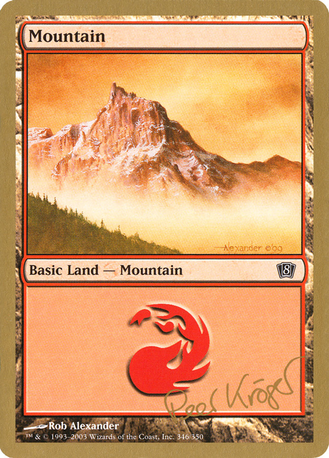 Mountain (pk346) (Peer Kroger) [World Championship Decks 2003] | Gaming Infinity