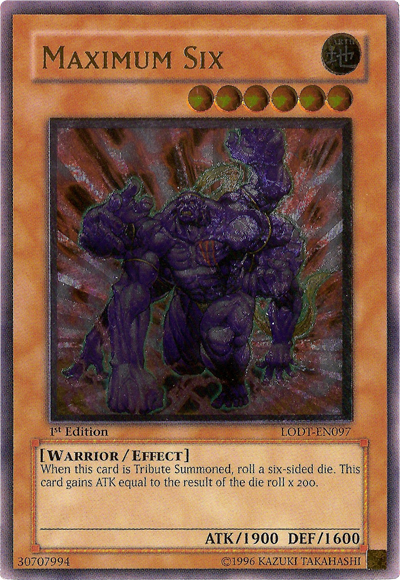 Maximum Six [LODT-EN097] Ultimate Rare | Gaming Infinity