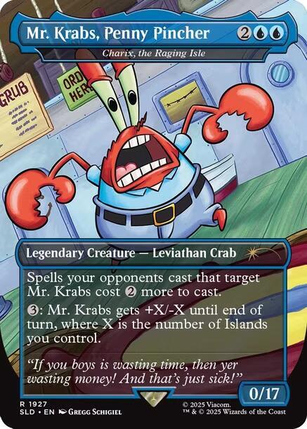 Mr. Krabs, Penny Pincher - Charix, the Raging Isle [Secret Lair Drop Series] | Gaming Infinity