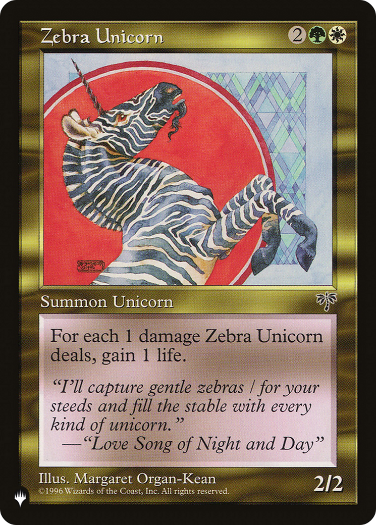 Zebra Unicorn [The List] | Gaming Infinity