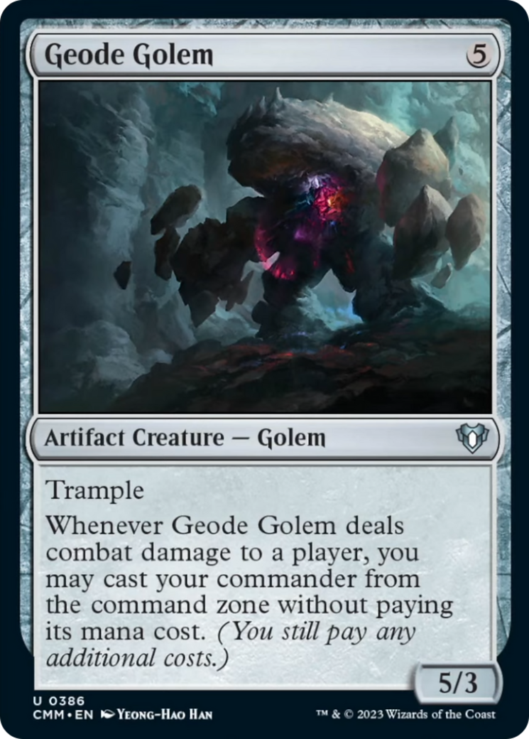 Geode Golem [Commander Masters] | Gaming Infinity