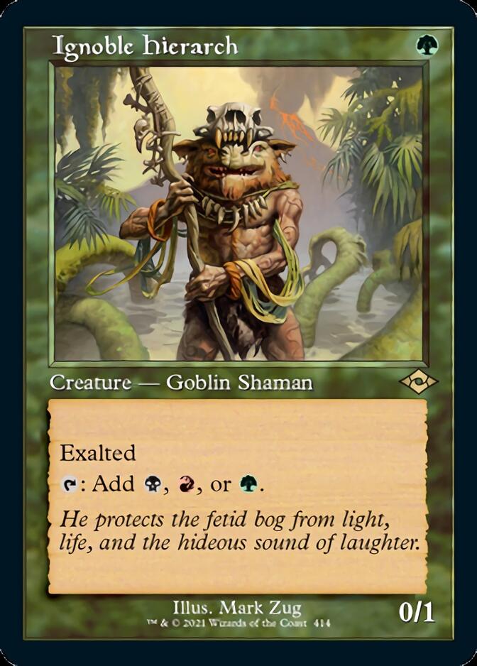 Ignoble Hierarch (Retro Foil Etched) [Modern Horizons 2] | Gaming Infinity