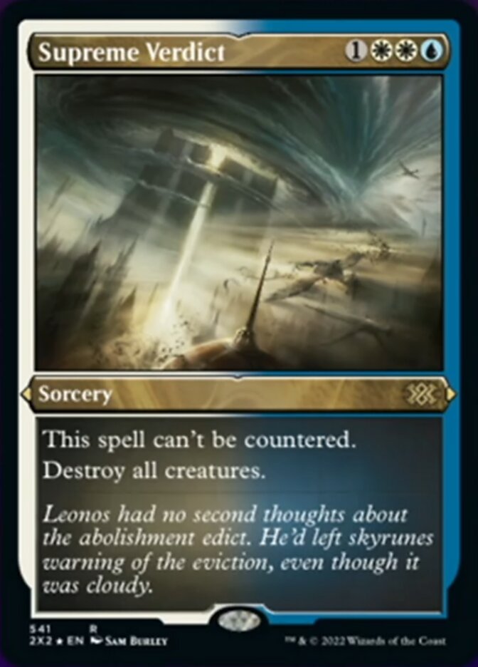 Supreme Verdict (Foil Etched) [Double Masters 2022] | Gaming Infinity