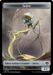 Soldier // Servo Double-Sided Token [Commander Masters Tokens] | Gaming Infinity