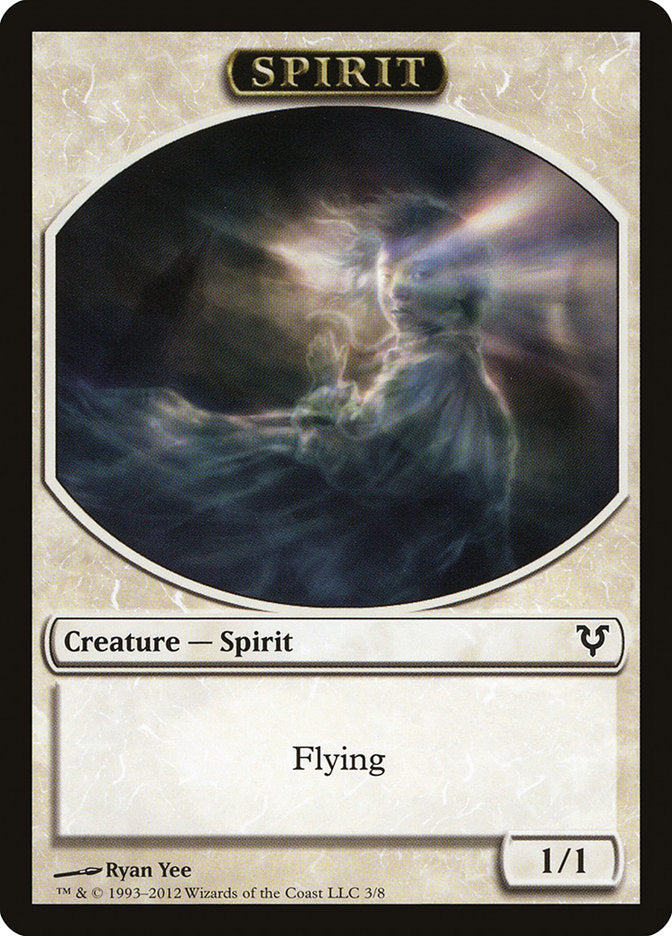 Spirit Token (3/8) [Avacyn Restored Tokens] | Gaming Infinity