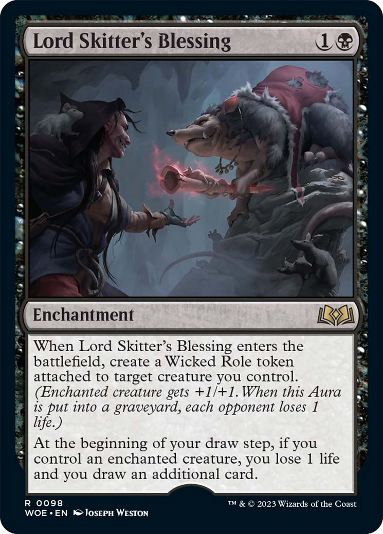 Lord Skitter's Blessing [Wilds of Eldraine] | Gaming Infinity
